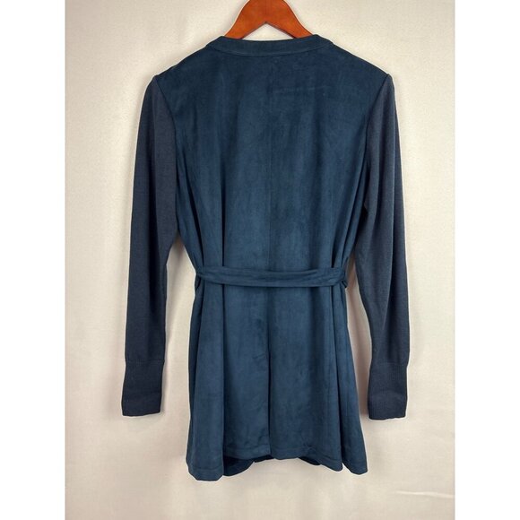Halston Women’s Vintage Blue Shirt Jacket Size 4 - Picture 5 of 7